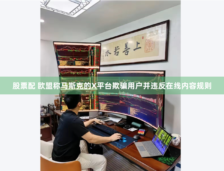 股票配 欧盟称马斯克的X平台欺骗用户并违反在线内容规则